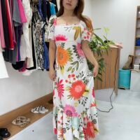 Blush Petal Flare Dress