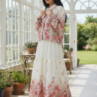 Floral Elegance Two-Piece Set